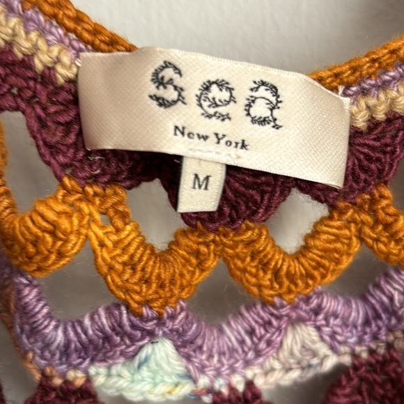 Sea crochet top - Picture 3 of 7